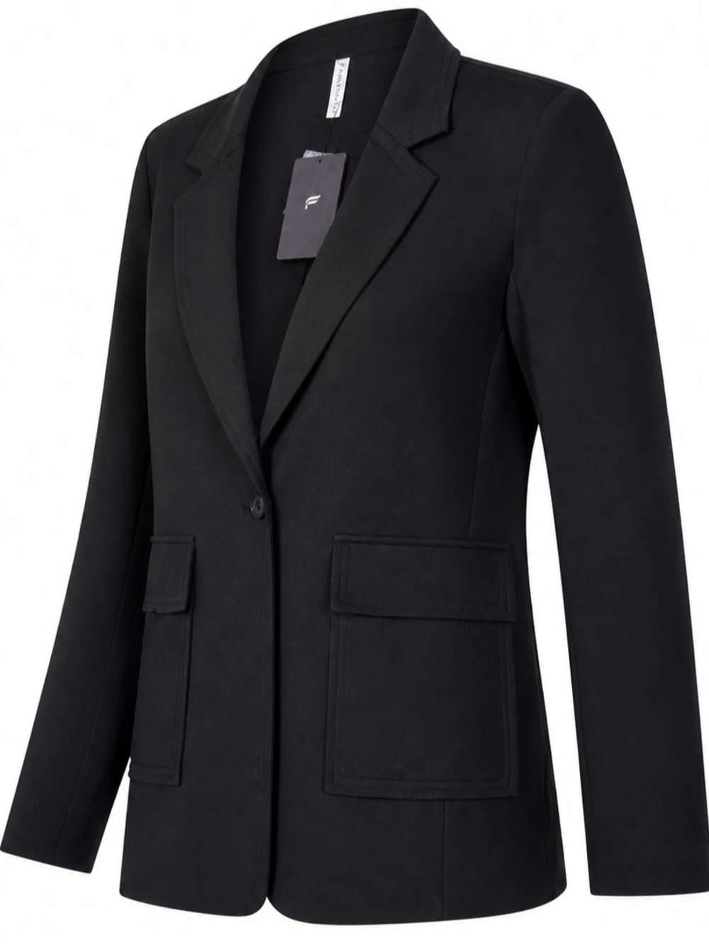 Fabletics Black Single-Button Blazer - Picture 6 of 6